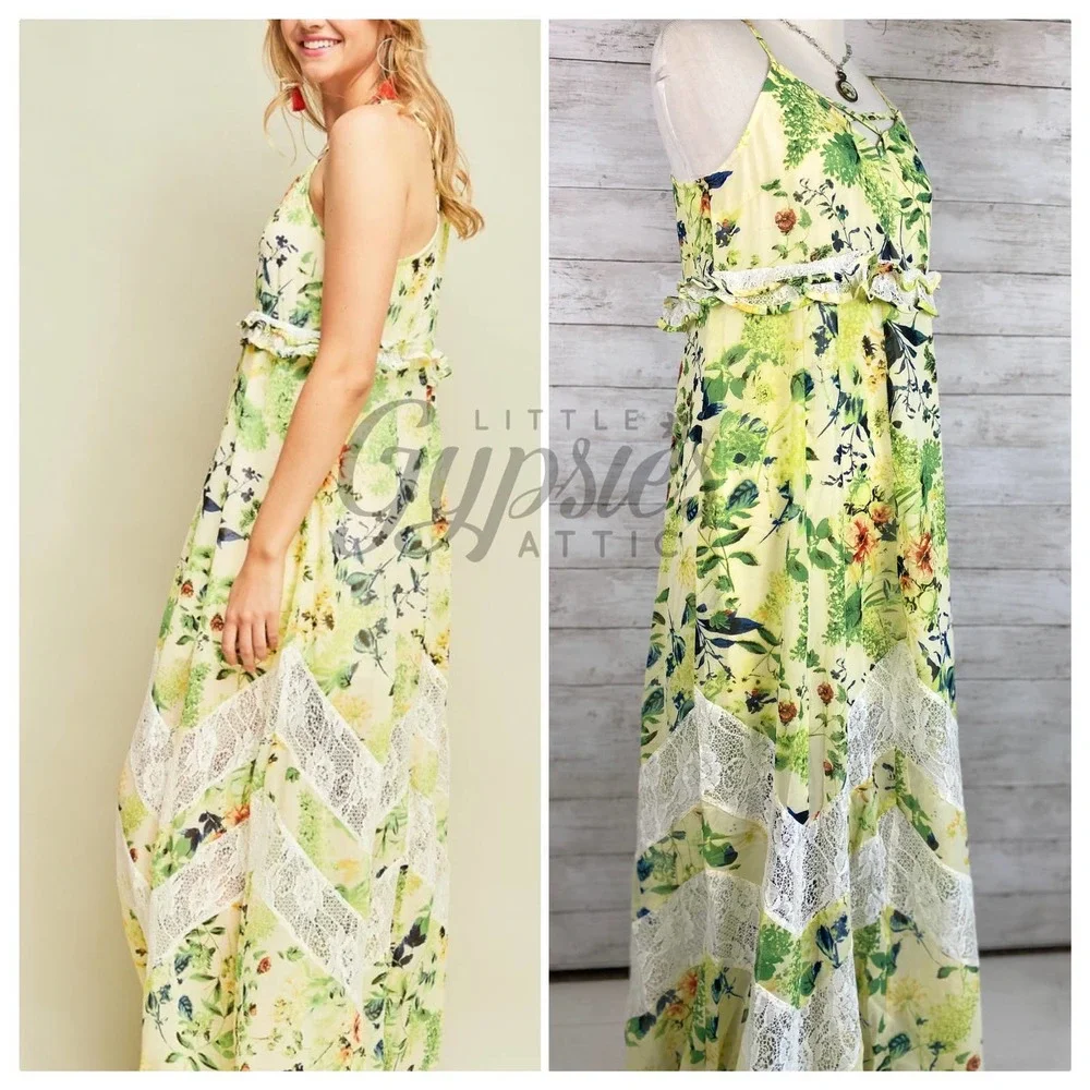Entro Tropical Resort Maxi Dress - Picture 3 of 10